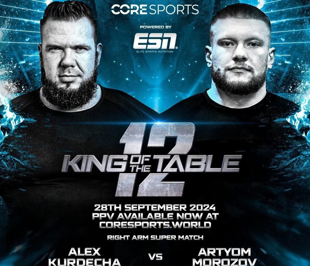 Alex Kurdecha and Artyom Morozov Armwrestling Showdown at King of the Table 12